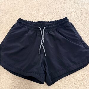 Athleta Girl Black Drawstring Shorts 14